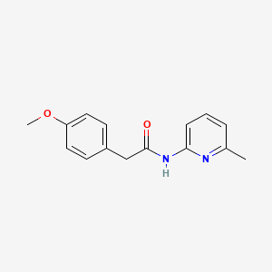 molecular formula C15H16N2O2 B2713802 2-(4-methoxyphenyl)-N-(6-methylpyridin-2-yl)acetamide CAS No. 348163-35-9