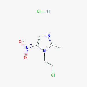 molecular formula C6H9Cl2N3O2 B2713807 1-(2-氯乙基)-2-甲基-5-硝基-1H-咪唑盐酸盐 CAS No. 1049762-81-3