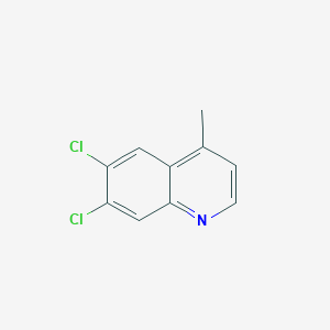 molecular formula C10H7Cl2N B271381 6,7-Dichloro-4-methylquinoline 