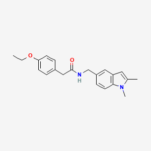 molecular formula C21H24N2O2 B2713840 N-((1,2-二甲基-1H-吲唑-5-基)甲基)-2-(4-乙氧基苯基)乙酰胺 CAS No. 852137-69-0