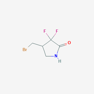 4-(Bromomethyl)-3,3-difluoropyrrolidin-2-one