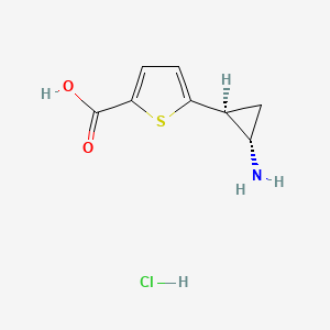 5-[(1S,2S)-rel-2-aminocyclopropyl]thiophene-2-carboxylic acid hydrochloride