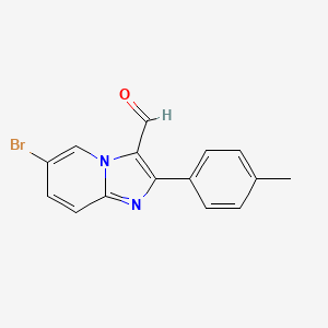 6-Bromo-2-p-tolyl-imidazo[1,2-a]pyridine-3-carboxaldehyde