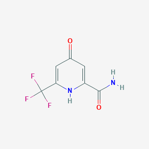 molecular formula C7H5F3N2O2 B2713880 4-Hydroxy-6-(trifluoromethyl)pyridine-2-carboxamide CAS No. 924871-44-3