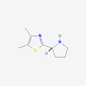 (r)-4,5-Dimethyl-2-(pyrrolidin-2-yl)thiazole