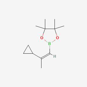 2-[(Z)-2-Cyclopropylprop-1-enyl]-4,4,5,5-tetramethyl-1,3,2-dioxaborolane