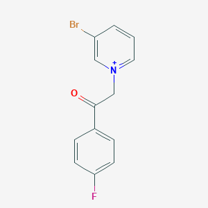 3-Bromo-1-[2-(4-fluorophenyl)-2-oxoethyl]pyridinium