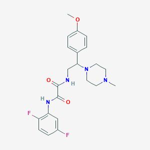 N1-(2,5-difluorophenyl)-N2-(2-(4-methoxyphenyl)-2-(4-methylpiperazin-1-yl)ethyl)oxalamide