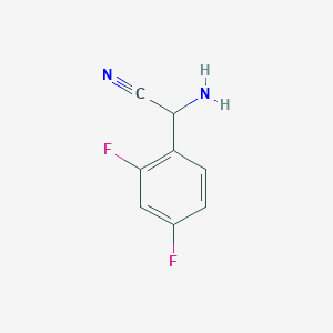 2-Amino-2-(2,4-difluorophenyl)acetonitrile