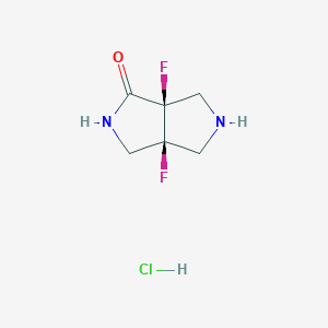 Cis-3A,6A-Difluorohexahydropyrrolo[3,4-C]Pyrrol-1(2H)-One Hydrochloride