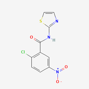 2-chloro-5-nitro-N-(1,3-thiazol-2-yl)benzamide
