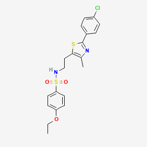N-(2-(2-(4-chlorophenyl)-4-methylthiazol-5-yl)ethyl)-4-ethoxybenzenesulfonamide