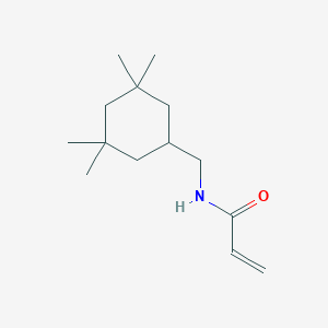 molecular formula C14H25NO B2714080 N-[(3,3,5,5-Tetramethylcyclohexyl)methyl]prop-2-enamide CAS No. 2001839-10-5