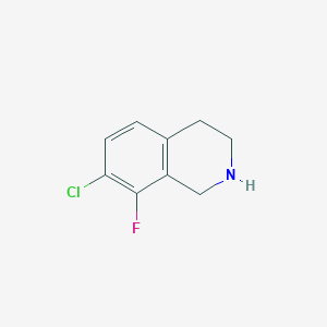 B2714086 7-Chloro-8-fluoro-1,2,3,4-tetrahydroisoquinoline CAS No. 1378677-69-0