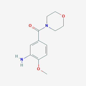 2-Methoxy-5-(morpholine-4-carbonyl)aniline
