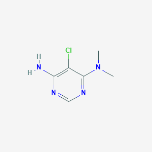 molecular formula C6H9ClN4 B2714147 5-chloro-N4,N4-dimethylpyrimidine-4,6-diamine CAS No. 1690551-04-2