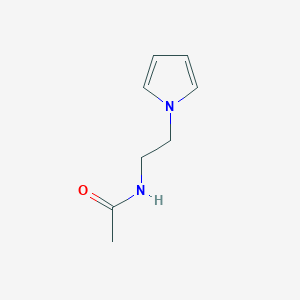 molecular formula C8H12N2O B2714149 N-[2-(1H-pyrrol-1-yl)ethyl]acetamide CAS No. 73627-16-4