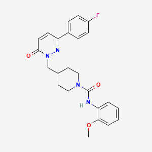 4-{[3-(4-fluorophenyl)-6-oxo-1,6-dihydropyridazin-1-yl]methyl}-N-(2-methoxyphenyl)piperidine-1-carboxamide