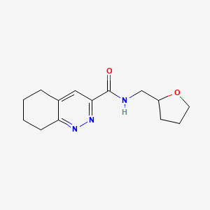 molecular formula C14H19N3O2 B2714199 N-(Oxolan-2-ylmethyl)-5,6,7,8-tetrahydrocinnoline-3-carboxamide CAS No. 2415533-38-7