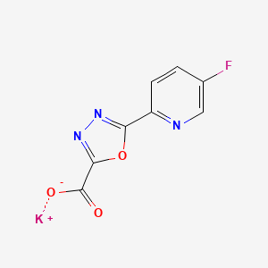 Potassium 5-(5-fluoropyridin-2-yl)-1,3,4-oxadiazole-2-carboxylate