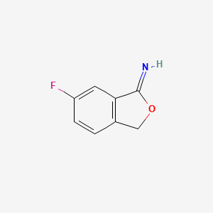 6-Fluoro-1,3-dihydro-2-benzofuran-1-imine