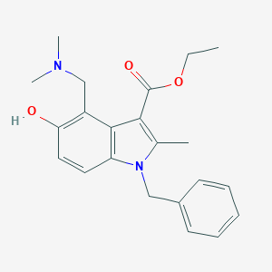 ethyl 1-benzyl-4-[(dimethylamino)methyl]-5-hydroxy-2-methyl-1H-indole-3-carboxylate