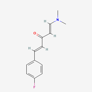 1-(dimethylamino)-5-(4-fluorophenyl)-1,4-pentadien-3-one