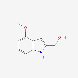 molecular formula C10H11NO2 B2714295 (4-methoxy-1H-indol-2-yl)methanol CAS No. 213682-03-2