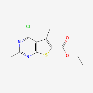 Ethyl 4-chloro-2,5-dimethylthieno[2,3-d]pyrimidine-6-carboxylate