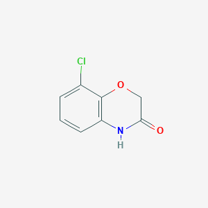 molecular formula C8H6ClNO2 B2714376 8-Chloro-2H-benzo[B][1,4]oxazin-3(4H)-one CAS No. 57245-31-5