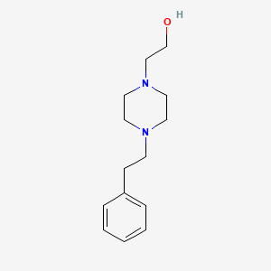 molecular formula C14H22N2O B2714410 2-[4-(2-Phenylethyl)piperazin-1-yl]ethan-1-ol CAS No. 58103-25-6