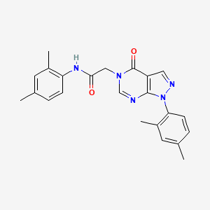 molecular formula C23H23N5O2 B2714416 N-(2,4-dimethylphenyl)-2-[1-(2,4-dimethylphenyl)-4-oxopyrazolo[3,4-d]pyrimidin-5-yl]acetamide CAS No. 894999-00-9