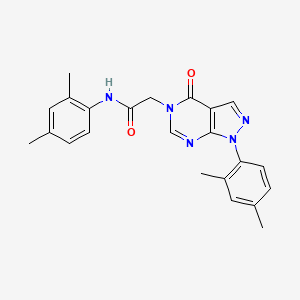 N-(2,4-dimethylphenyl)-2-[1-(2,4-dimethylphenyl)-4-oxo-1H,4H,5H-pyrazolo[3,4-d]pyrimidin-5-yl]acetamide