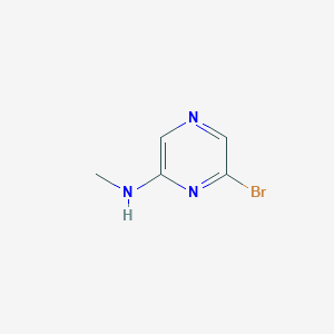 molecular formula C5H6BrN3 B2714433 6-Bromo-N-methyl-2-pyrazinamine CAS No. 1823878-78-9