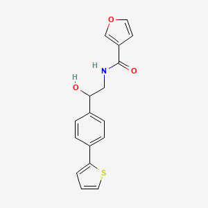 N-{2-hydroxy-2-[4-(thiophen-2-yl)phenyl]ethyl}furan-3-carboxamide