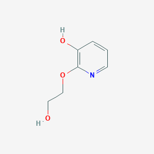 molecular formula C7H9NO3 B2714477 2-(2-Hydroxyethoxy)pyridin-3-ol CAS No. 156840-58-3