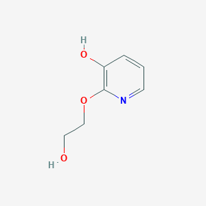 molecular formula C7H9NO3 B2714477 2-(2-羟基乙氧基)吡啶-3-醇 CAS No. 156840-58-3