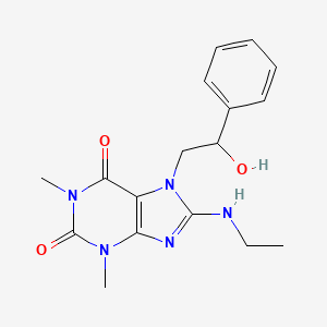 8-(ethylamino)-7-(2-hydroxy-2-phenylethyl)-1,3-dimethyl-1H-purine-2,6(3H,7H)-dione