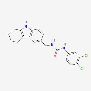 1-(3,4-dichlorophenyl)-3-(6,7,8,9-tetrahydro-5H-carbazol-3-ylmethyl)urea