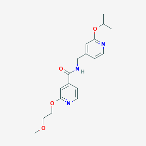 N-((2-isopropoxypyridin-4-yl)methyl)-2-(2-methoxyethoxy)isonicotinamide