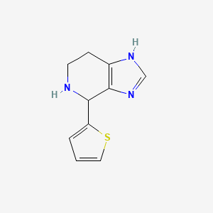 molecular formula C10H11N3S B2714494 4-(2-噻吩基)-4,5,6,7-四氢-1H-咪唑并[4,5-c]吡啶 CAS No. 64403-28-7