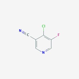 molecular formula C6H2ClFN2 B2714507 4-Chloro-5-fluoronicotinonitrile CAS No. 1009334-65-9