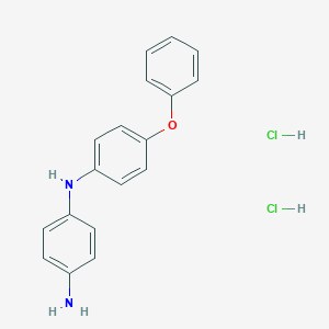molecular formula C18H18Cl2N2O B2714509 N1-(4-phenoxyphenyl)benzene-1,4-diamine dihydrochloride CAS No. 2380182-14-7