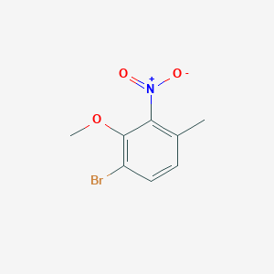1-Bromo-2-methoxy-4-methyl-3-nitrobenzene