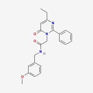 2-(4-ethyl-6-oxo-2-phenylpyrimidin-1(6H)-yl)-N-(3-methoxybenzyl)acetamide