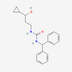 molecular formula C20H24N2O2 B2714584 1-苯甲基-3-(3-环丙基-3-羟基丙基)脲 CAS No. 1396793-78-4