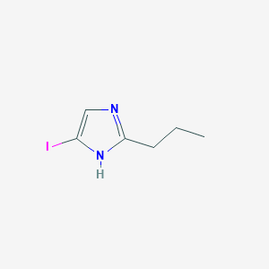 molecular formula C6H9IN2 B2714590 4-碘-2-丙基-1H-咪唑 CAS No. 1207547-64-5