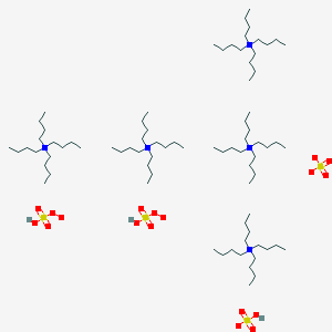 molecular formula C80H183N5O18S4 B027146 Tetrabutylammonium-Persulfat-Tripelsalz CAS No. 104548-30-3