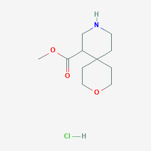 Methyl 3-oxa-9-azaspiro[5.5]undecane-11-carboxylate;hydrochloride