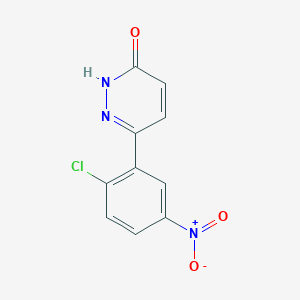 3-(2-Chloro-5-nitrophenyl)-1H-pyridazin-6-one